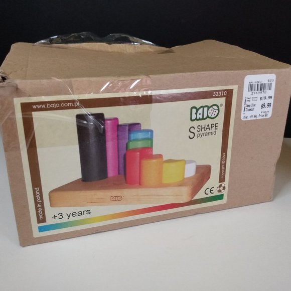 BAJO Colorful Shape Pyramid Puzzle - Picture 2 of 6